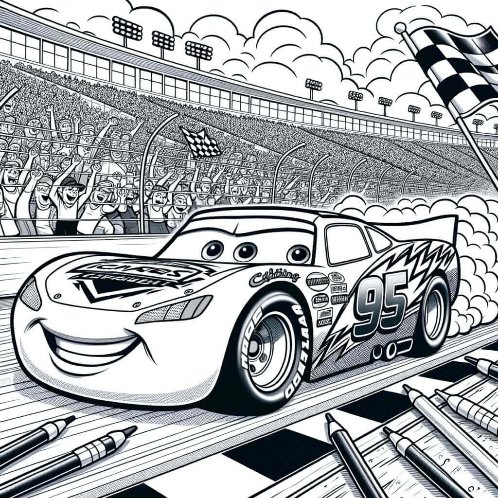Exciting Lightning McQueen Adventure - Free Disney Cars Printable